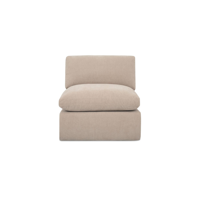 Fauteuil de chambre Cates, Beige