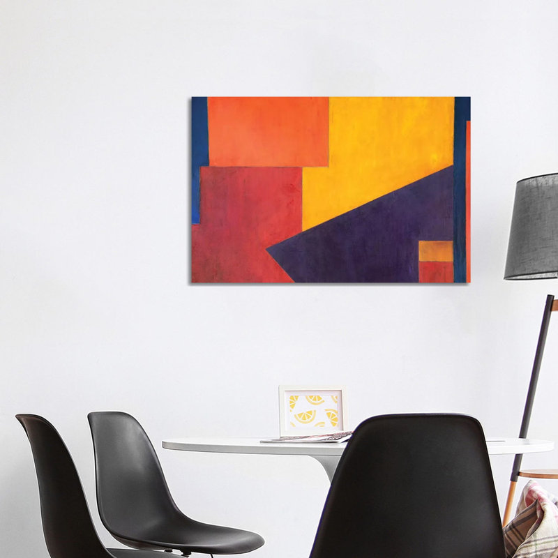 Violet Wave by Stephen Cimini - Painting on Canvas, 66.04cm H x 101.6cm W x 1.91cm D, Wrapped Canvas