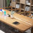 Simple rectangular solid wood conference table-975589813
