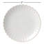 French Perle Scallop 4-Piece Dinner Plate Set
