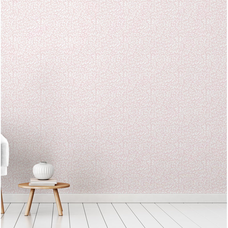 Peel & Stick Floral Tile, Pink, 24" W x 96" L