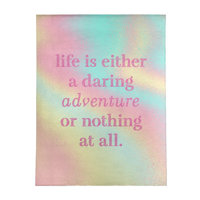 Quotes Chenille Indoor Rug