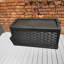 Samuel Alexander 116cm W Polypropylene Lockable Deck Box in Black
