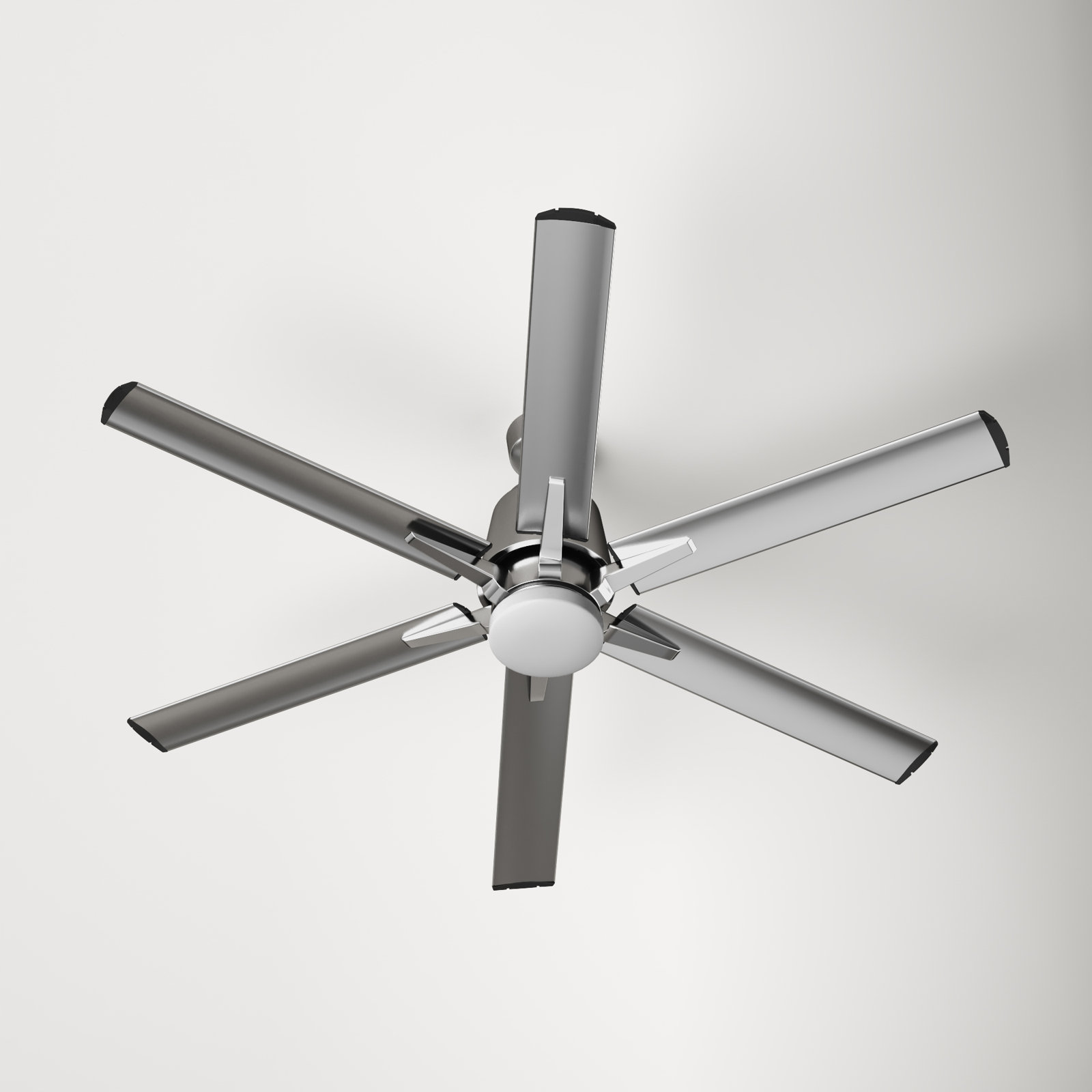 Kiska 60" Ceiling Fan with Light Kit, Brushed Nickel