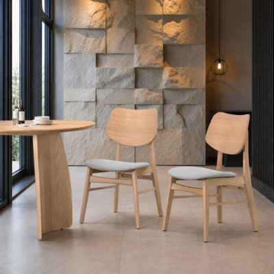 Upholstered Solid Wood Dining Chair