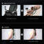 Fauteuil de massage Shiatsu complet à gravité zéro avec rail SL, airbags, haut-parleurs, écran tactile ACL et commande vocale pour une détente ultime-566174955