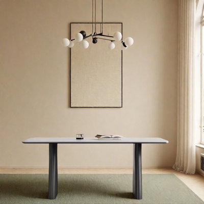 Wabi-Sabi Oak Dining Table