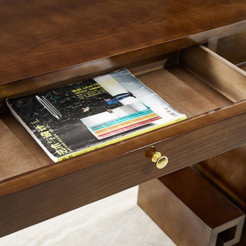 Nouvelle table d'entrée de style chinois, H 33,9 po x l 31,5 po x P 14,2 po