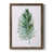 Toile avec cadre noyer
