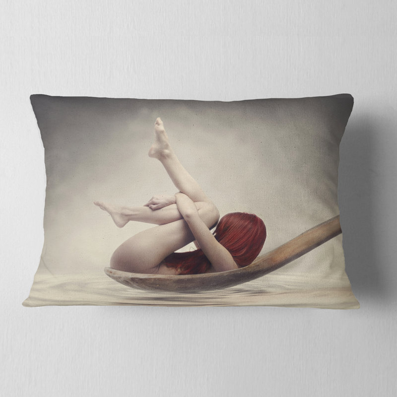 Beauty Bath - Coussin décoratif à imprimé abstrait
