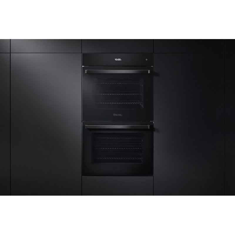 30"W. Double Electric Convection Oven, Black
