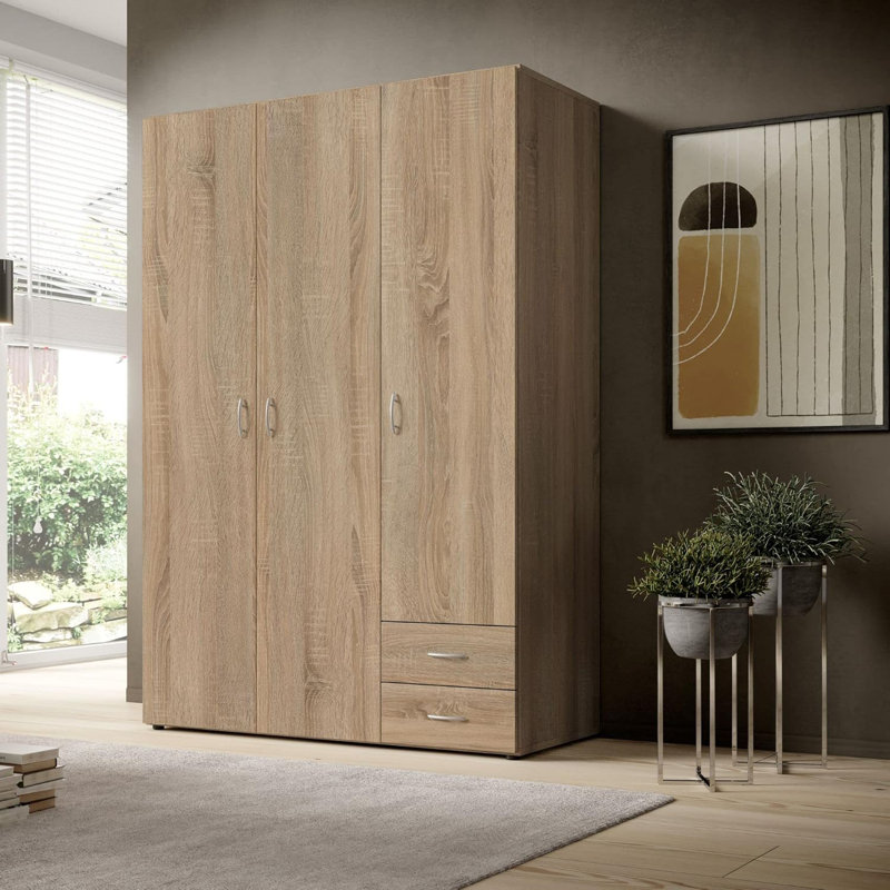 Manufactured Wood Wardrobe, Oak