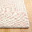 Tapis en laine / coton tissé à la main Boud en rose / ivoire-731253267
