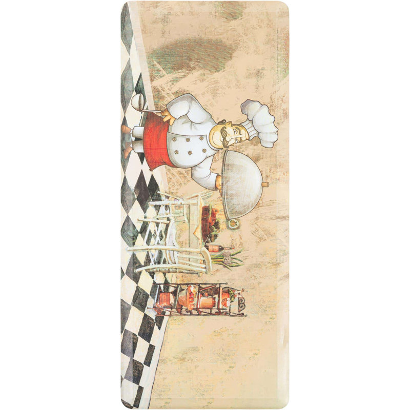 Tapis de cuisine antidérapant Akhilleus, Rectangle 2 pi x 3 pi