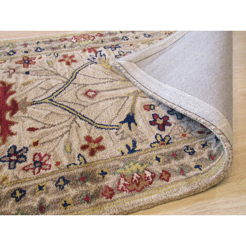 Hand Tufted Wool Floral Area Rug