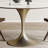 Modern simple family round dining table sets
