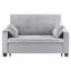 Canapé-lit convertible 3 en 1 de 165 cm (64,8 po) avec coussins, poches latérales et porte-gobelet.-1092998210