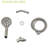 Brushed Nickel Adjustable Shower Head - 8 Functions, 4.7" Head, 59" Hose Transform Your Into A Comfortable 8 In Large Stainless Steel Refresh