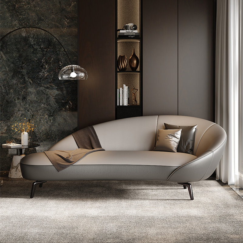 Méridienne Creative, Orienté à droite, Gris foncé + gris clair