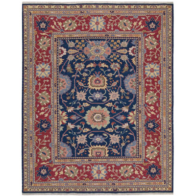 Tapis bleu marine Baar