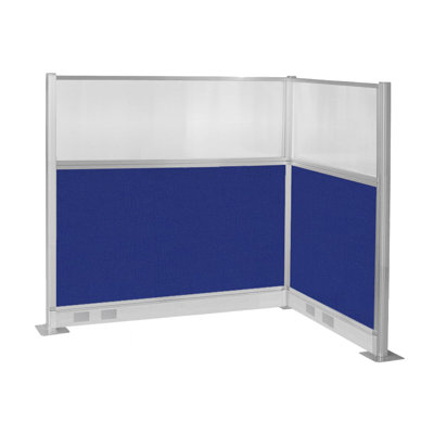 Pre-Configured Hush Panel Electric Desk Partition
