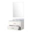 Meuble-lavabo simple 30 po X P 22 po P, comptoir en marbre de Carrare et Miroir-757184655-757184652