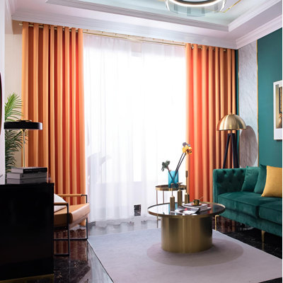 Medet Room Darkening Curtain Single Panel