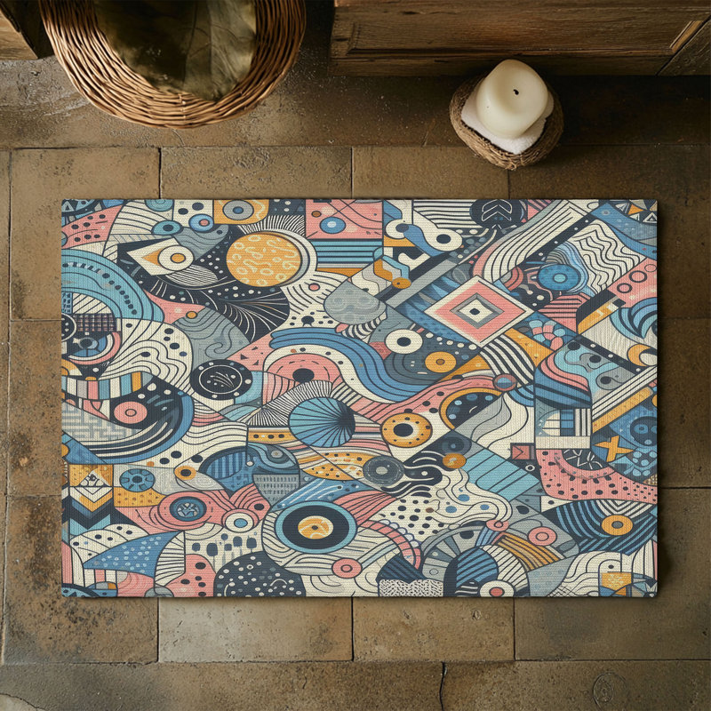 Tapis tressé Vibe Splash, Rectangulaire 3 pi x 5 pi