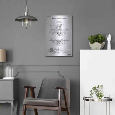 «Amphibian Avions Blueprint Brevet White» par Patents