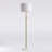 Carmeline 68" Modern Adjustable Height Metal Floor Lamp with 3-Way Dimmable Light and Marble Base-1419798756