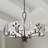 Tiah 6 - Light Steel Dimmable Drum Chandelier-92388741