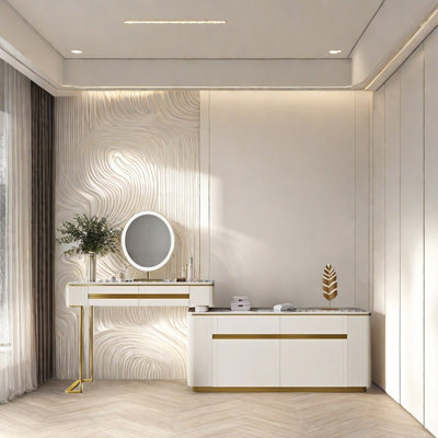 Table de commode rétractable de luxe Modern Light