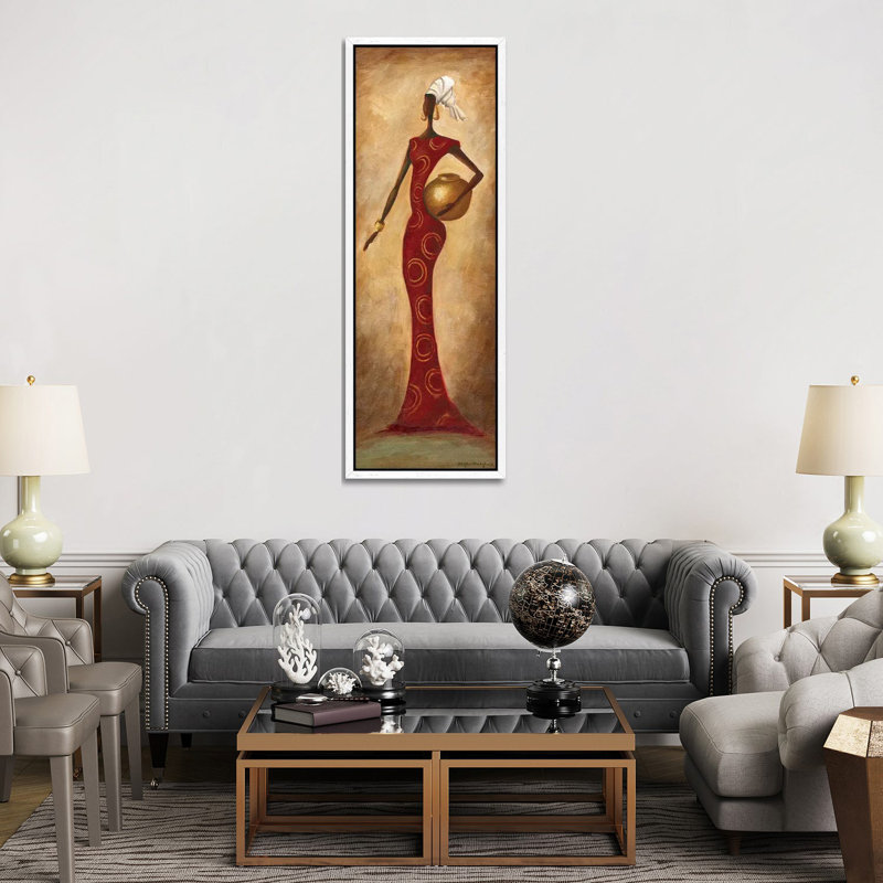 Grace by Megan Meagher - Panoramic Gallery-Wrapped Canvas Giclée on Canvas, White Framed, 182.88 cm H x 60.96 cm W