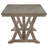 Hutton Rectangular 82-Inch Dining Table Coastal Grey