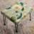 Seashell Sketches Tropical Pattern - Coastal Rectangle Ottoman