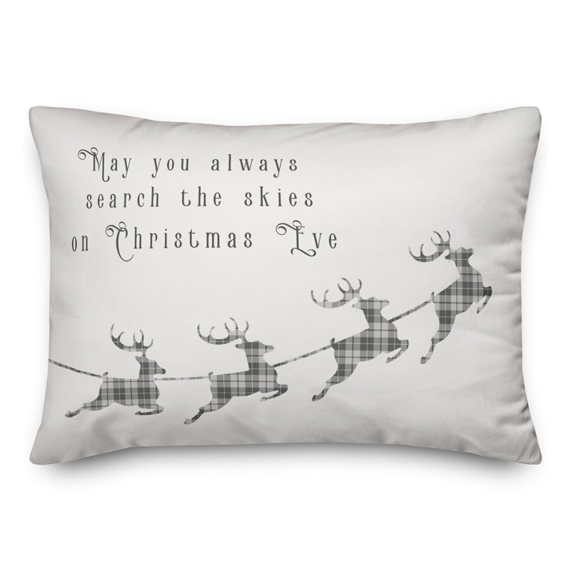 Coussin lombaire intérieur / extérieur Reindeer Sky