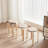 Upholstered Counter Stool with Solid Wood Frame-1979941617