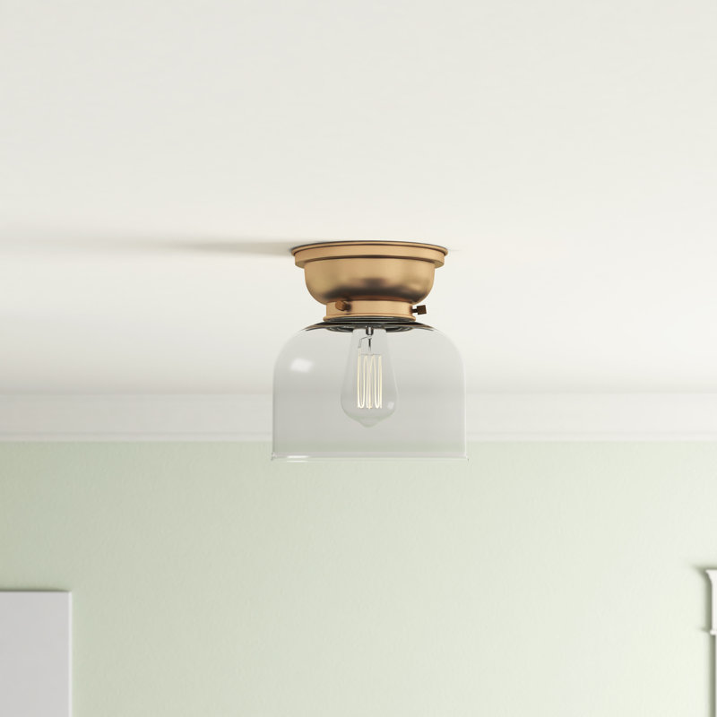 Plafonnier encastré 8 lumières Aditi Bell, Ampoule non incluse, Clair