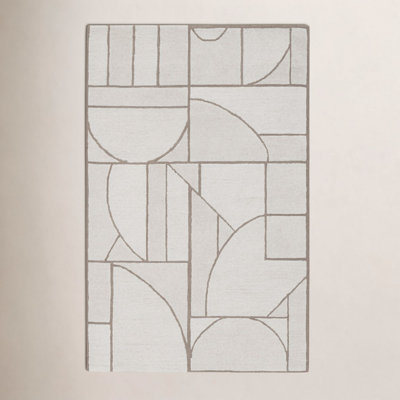 Helaine Hand-Tufted Abstract Wool Rug