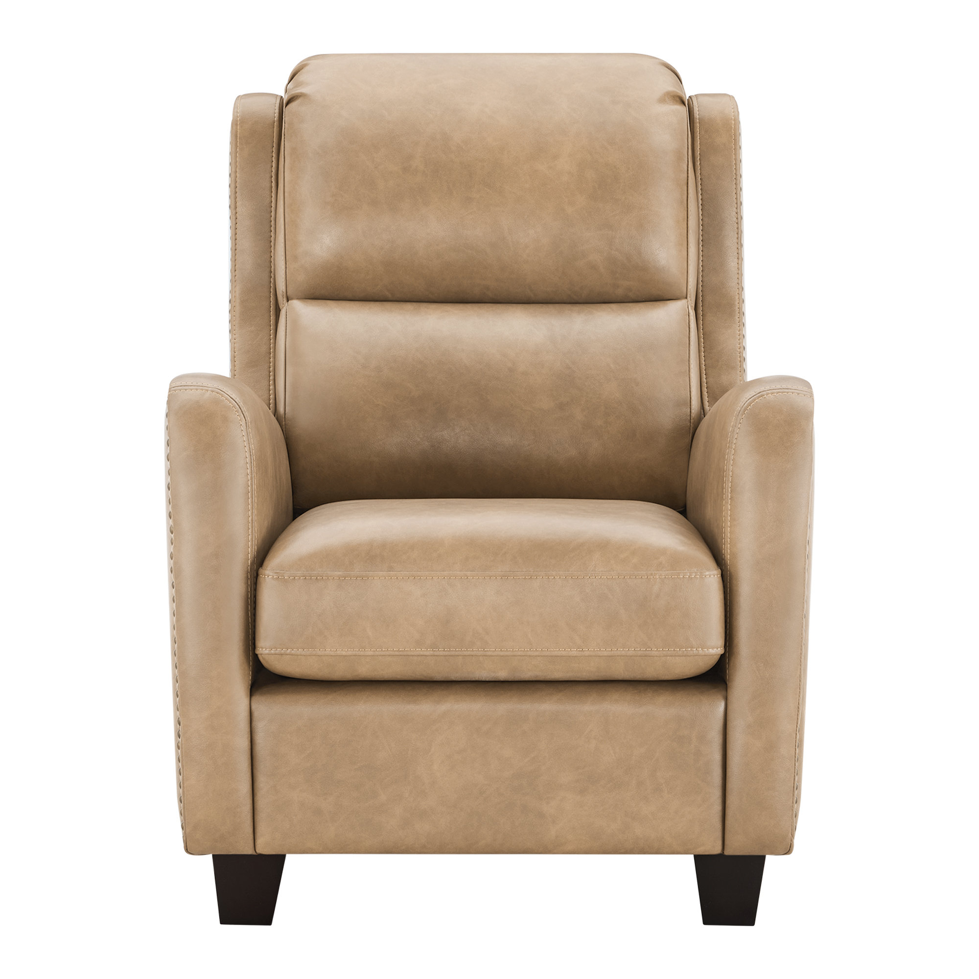 Faux Leather Accent Chair, Copley Tan