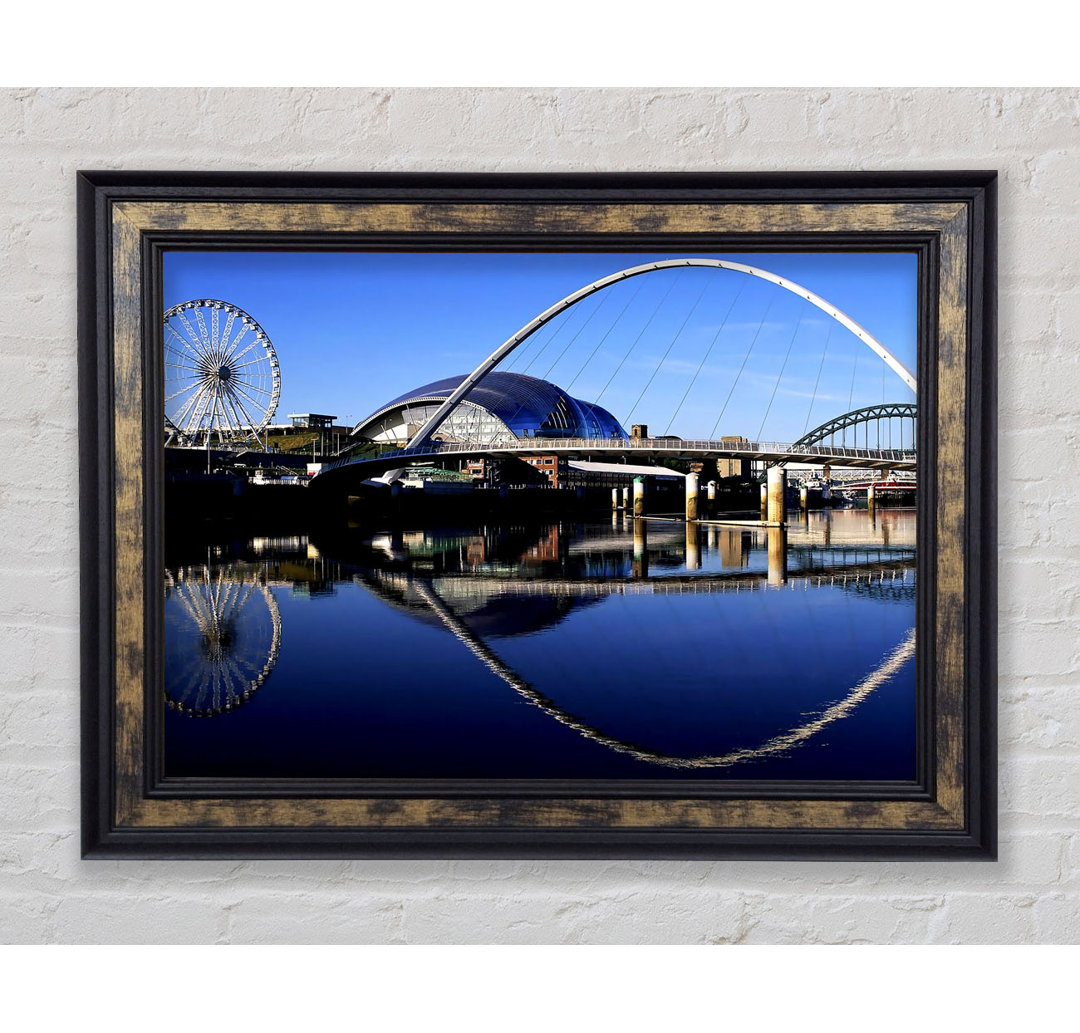 Millennium Bridge Newcastle England - Druck