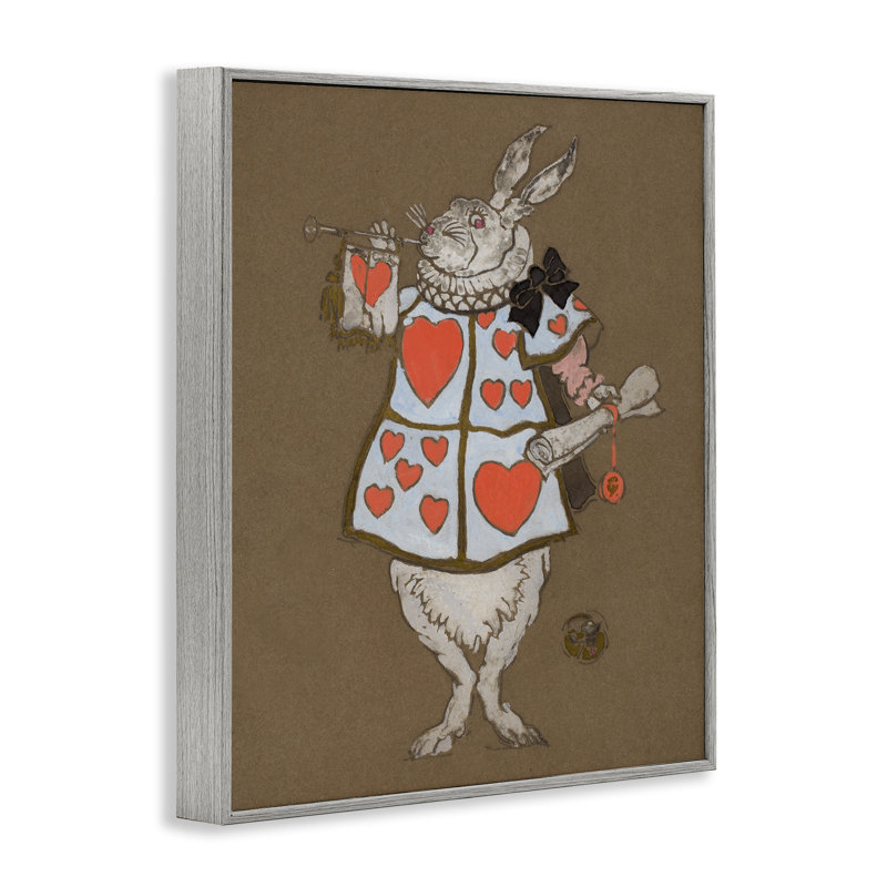 Lapin jouant aux cartes, giclée par Joris Hoefnagel, Estampe numérique Farmhouse, H 30 po x l 24 po
