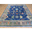 Tapis unique bleu marine de 8 pi x 10 pi