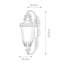 Vencimont Old Bronze Outdoor Wall Lantern-2828835