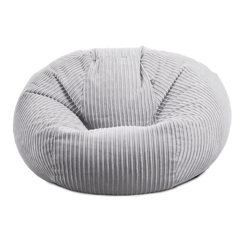 rucomfy Beanbags Jumbo Corduroy Huge Adult Bean Bag Chair. Extra Large Living Room Lounger. 125 (H) cm x 120 (W) cm