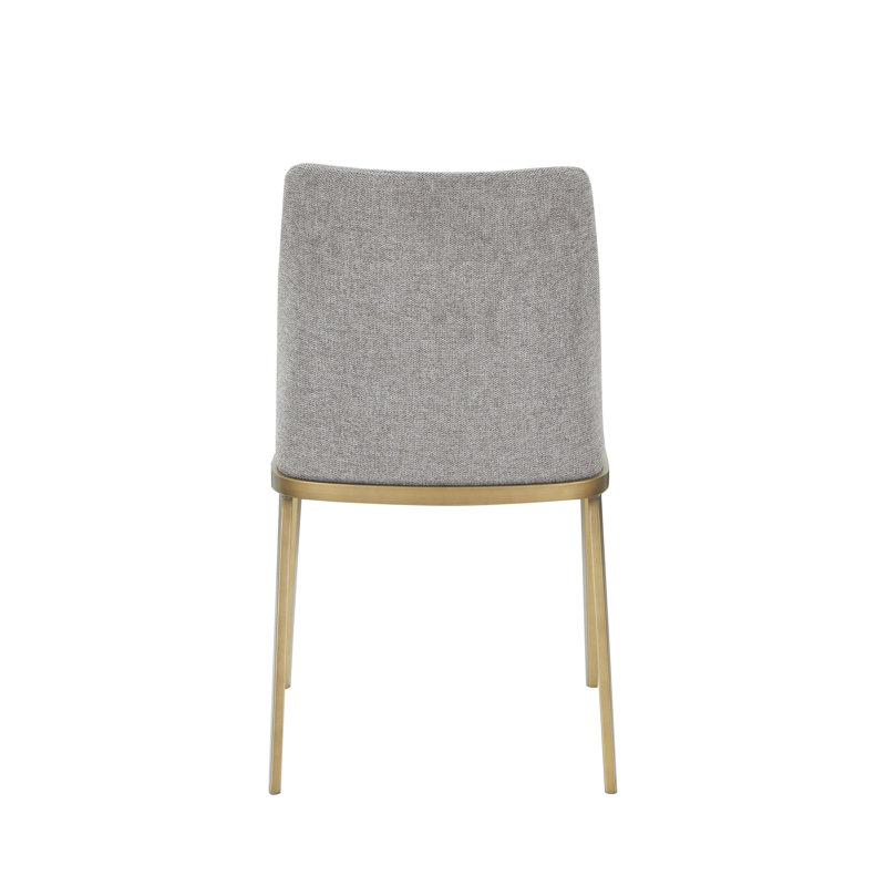 Chaise d'appoint Denia en gris clair