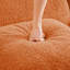 Repose-pieds en tissu orange-619487027