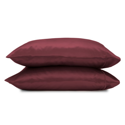 Martex Elegance Satin Silk Pillowcases Hotel Quality - Super Soft & Breathable Great For Hair And Skin