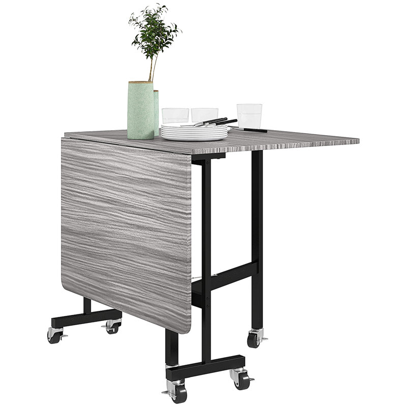 Metal Base Dining Table, Grey
