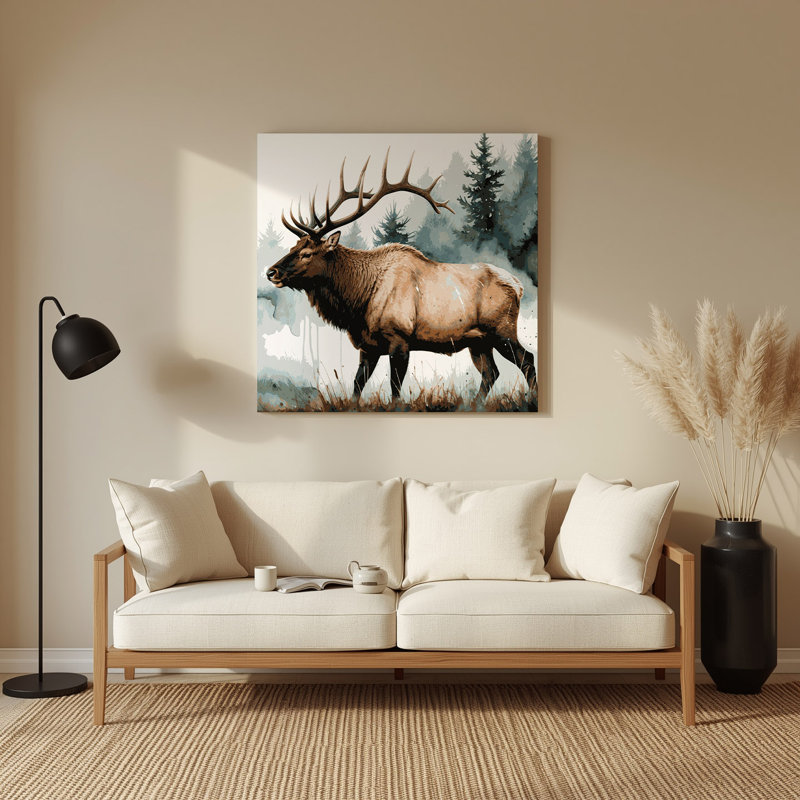 Art mural en métal faune, H 12 po x l 12 po